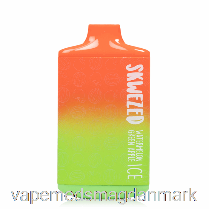 Vape Væske Skwezed 5k Engangs Vandmelon Grøn æbleis